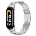 Xiaomi Smart Band 8 Roestvrij Stalen Riem - Zilver