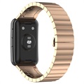 Huawei Watch Fit Roestvrij Staal Horlogeband met Butterfly Gesp