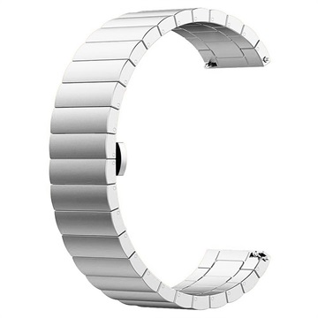 Huawei Watch GT Roestvrij Staal Horlogeband met Butterfly Gesp - Zilver