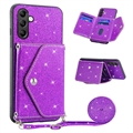 Stardust Samsung Galaxy A14/A14 5G Cover met Kaarthouder