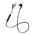 Streetz Stay-in-Ear draadloze sportoortelefoons met microfoon - Zwart