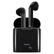 Streetz TWS-0007 True Wireless oortelefoon met oplaadetui - Zwart