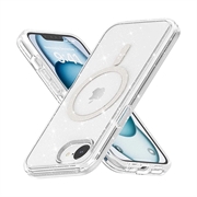iPhone 16e Stylish Glitter Series Hybride Hoesje - MagSafe-compatibel