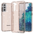 Samsung Galaxy S21 5G Stylish Glitter Series Hybride Hoesje