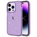 Stylish Glitter Series iPhone 14 Pro TPU Hoesje - Paars