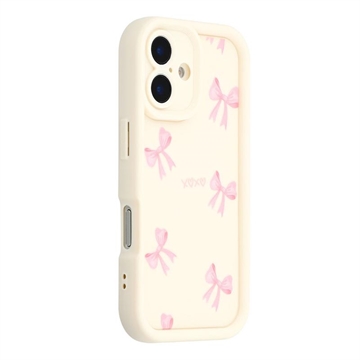iPhone 16 Stijlvol Schokbestendig TPU Hoesje met Opstaande Randen