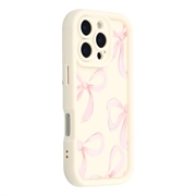 iPhone 16 Pro Max Stijlvol Schokbestendig TPU Hoesje met Opstaande Randen