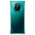 Sulada Plating Frameless Huawei Mate 30 Hoesje - Groen / Transparant