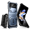Supcase i-Blason Armorbox Samsung Galaxy Z Flip4 Hybride Hoesje - Blauw