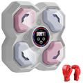T-9612 Slimme muziekboksmachine voor kinderen met 9 snelheden en handschoenen - Wit