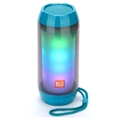 T&G TG643 Draagbare Bluetooth-luidspreker met LED-lampje - Baby Blauw