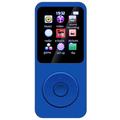 T1 draagbare MP4-muziekspeler met 1.8" scherm en 64GB TF-kaart - donkerblauw