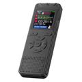 T53 draagbare spraakrecorder met mp3-speler, ruisonderdrukking - zwart