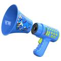 T9 Magische hoorn stemvervormer en megafoon voor kinderen - Dino - Blauw
