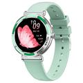 T9 smartwatch met hartslagmeter voor dames - 1.27" - zilver