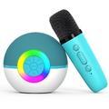 T97 Kinder Karaoke Microfoon met Bluetooth Luidspreker & Subwoofer - Groen
