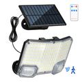 TG-TY19502 Wandlamp met 144 leds en bewegingssensor, voorzien van een zonnepaneel, voor in de tuin en op het terras