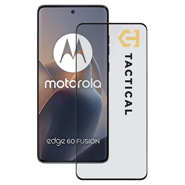 Motorola Edge 60 Fusion Tactical Glass Shield 5D Glazen Screenprotector - zwarte rand