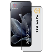 Motorola Edge 70 Tactical Glass Shield 5D Glazen Screenprotector - zwarte rand