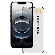 iPhone 13/13 Pro/14/16e/17e Tactical Glass Shield Privacy Stealth 5D Glazen Screenprotector - 9H - Zwarte rand