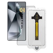 Samsung Galaxy S26 Ultra Tactical Impact Barrier for Rookies Glazen Screenprotector - Zwarte Rand