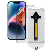 iPhone 13/13 Pro/14/16e/17e Tactical Impact Barrier for Rookies Glazen Screenprotector - Zwarte Rand