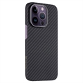 Tactical MagForce iPhone 14 Pro Hoesje - Koolstofvezel / Zwart