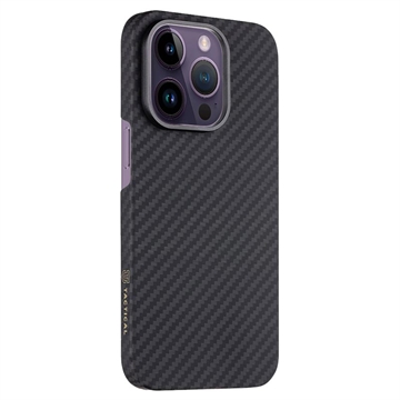 Tactical MagForce iPhone 14 Pro Hoesje - Koolstofvezel / Zwart