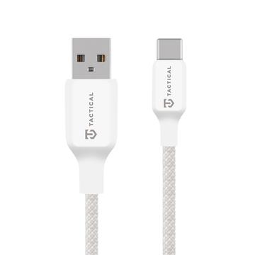 Tactical Stitch Thread USB-A / USB-C Kabel - 2m, 15W - Wit