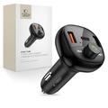 Tech-Protect CC06 72W Autolader / FM-zender - Zwart