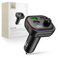 Tech-Protect CC07 autolader met 3 poorten (54W) en Bluetooth-FM-zender - Zwart