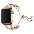 Tech-Protect Chainband Apple Watch Series 9/8/SE (2022)/7/SE/6/5/4/3/2/1 Band - 41mm/40mm/38mm - Goud