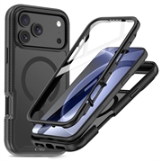 iPhone 18 Pro Max/17 Pro Max Tech-Protect Defense360 MagSafe-hoesje met schermbeschermer - Matzwart