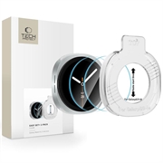 Samsung Galaxy Watch8/9 Tech-Protect Easy Set+ schermbeschermer van gehard glas - 40mm - 2 stuks - Transparant