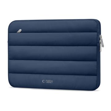 Tech-Protect pluchen laptophoes 13"-14" - marineblauw