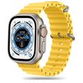 Apple Watch Ultra 2/Ultra/9/8/SE (2022)/7/SE/6/5/4 Tech-Protect Iconband Pro TPU Riem - 49mm/45mm/44mm/42mm - Geel