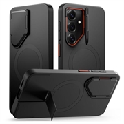 Samsung Galaxy S26 Tech-Protect Kevlar Aura Hoesje - MagSafe-compatibel - Zwart / Oranje