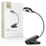 Tech-Protect LL100 leeslampje met klem - Zwart