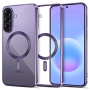 Samsung Galaxy A57 Tech-Protect MagFlex hoesje - MagSafe compatibel - Helder / Kobaltviolet