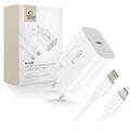 Tech-Protect NC20W Muurlader met Lightning-kabel - Wit