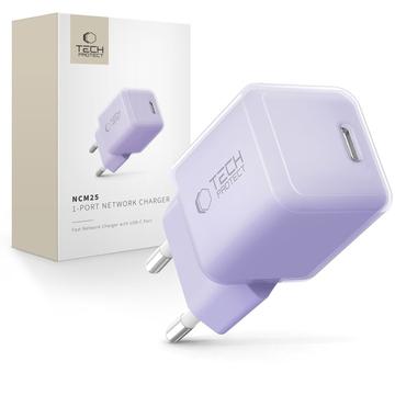Tech-Protect NCM25 25W USB-C oplader - Power Delivery - Babypaars