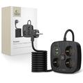 Tech-Protect PCS3X4 stekkerdoos - 3 stopcontacten, 2 USB-A & 2 USB-C poorten, 2m kabel