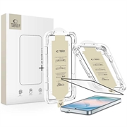 Samsung Galaxy S26+ Tech-Protect Quick Set AR+ Glazen Screenprotector - Zwarte rand