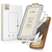 Samsung Galaxy S26 Ultra Tech-Protect Quick Set+ 2-Pack Glazen Screenprotector - Zwarte rand