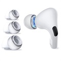 AirPods Pro/AirPods Pro 2 Tech-Protect Siliconen Oortips - S, M, L - Wit