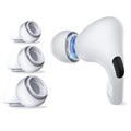 Tech-Protect AirPods Pro Siliconen Oortips - S, M, L - Wit