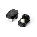 Tech-Protect UltraBoost AA04 40Gbps haakse USB-C-adapter - Zwart