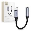 Tech-Protect UltraBoost-adapter USB-C/3.5mm-aansluiting DAC - IJzergrijs