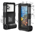Tech-Protect Universele Duiken Waterdicht Hoesje - 6.7" (Geopende verpakking - Bevredigend) - Zwart