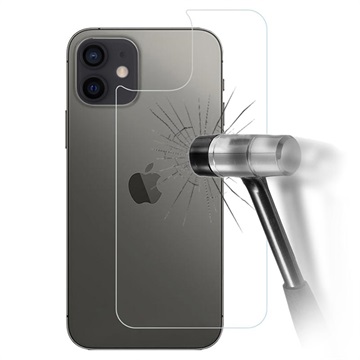 iPhone 12/12 Pro Glazen Achterkant Beschermer - 9H - Doorzichtig